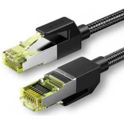 UGREEN NW150 0.5m Cat 7 F/FTP μαύρο καλώδιο δικτύου εξωτερικής εσωτερικής χρήσης Braid Ethernet RJ45